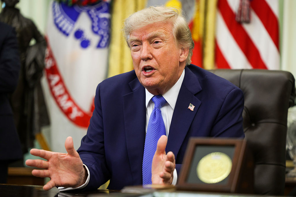 President Trump Speaks From The Oval Office