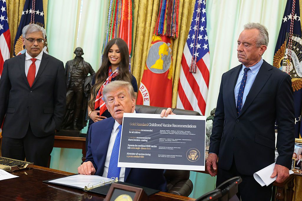Trump Signs Executive Order Concerning Childhood Vaccine Shots