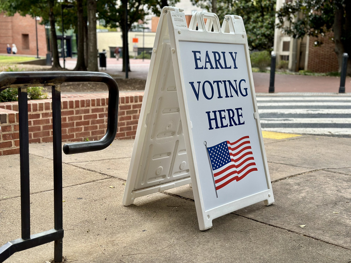 Midterm Early Voting Sign