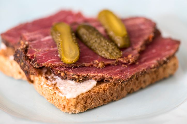 pastrami toast